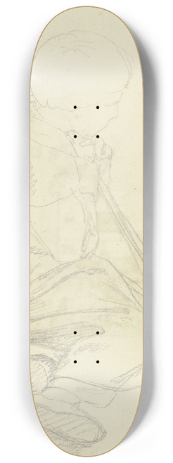Johann Friedrich Overbeck - Der Sohn des Knstlers Alfons 8.25 inch art skate deck