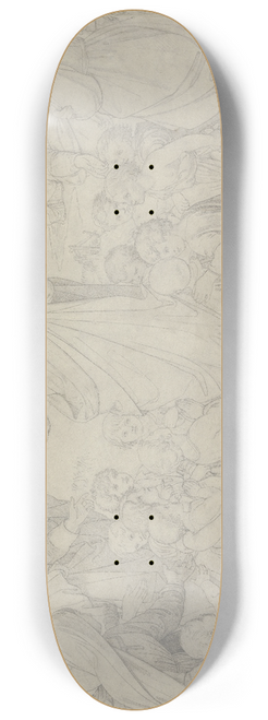 Johann Friedrich Overbeck - Lasset die Kindlein zu mir kommen 8.25 inch art skate deck