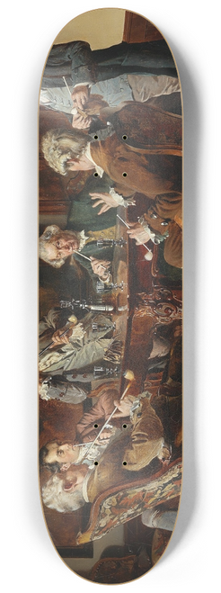 Johann Hamza - A group of gentlemen 8.25 inch art skate deck