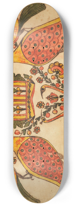 Johann Heinrich Otto - Fraktur Motifs 8.25 inch art skate deck