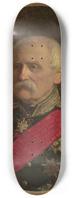 Johann Kler - Portrait of major general Stanisaw Kierbed, engineer 8.25 inch art skate deck