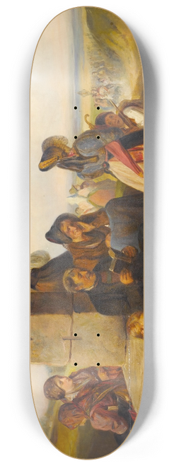 Johann Matthias Ranftl - A Corpus Christi procession 8.25 inch art skate deck