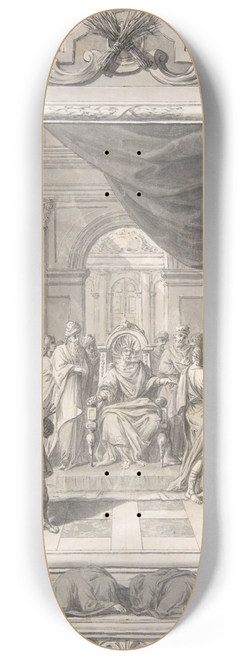 Johann Melchior Fssli - A Scene of Judgment 8.25 inch art skate deck