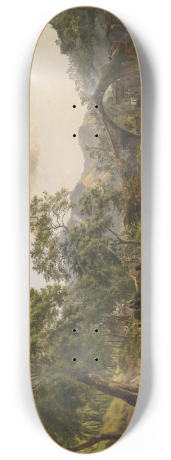 Johann Nepomuk Rauch - Rast an der Landstrae 8.25 inch art skate deck