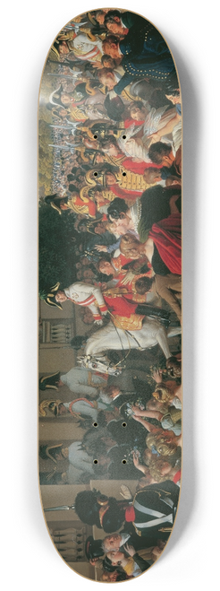 Johann Peter Krafft - Der Einzug von Kaiser Franz I. in Wien nach dem Pariser Frieden am 16. Juni 1814 8.25 inch art skate deck