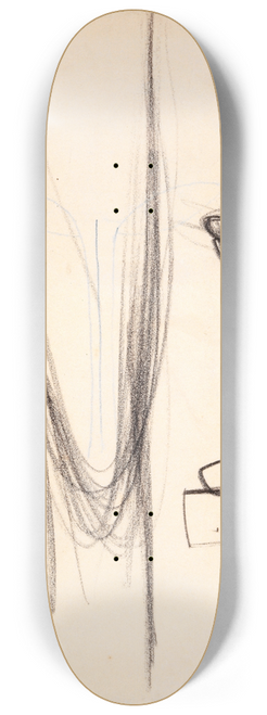 Amedeo Modigliani - Langgestreckter Kopf, daneben Sulensockel 8.25 inch art skate deck