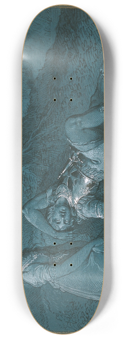 Johann Peter Krafft - Rinaldo und Armida  Armidens Liebe 8.25 inch art skate deck