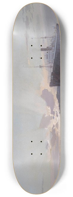 Johann Seits - Einlaufender Dampfer 8.25 inch art skate deck