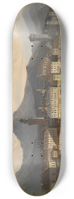 Johann Wilhelm Jankowski - Riva am Gardasee 8.25 inch art skate deck