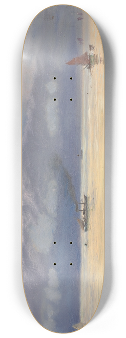 John Brett - A View of Felixstowe 8.25 inch art skate deck