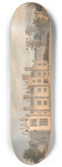 John Buckler - South West View of Blithfield 8.25 inch art skate deck
