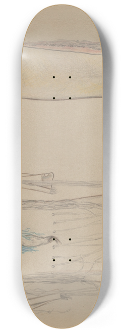 American 20th Century - Buckskin Shirt and Leggings 8.25 inch art skate deck
