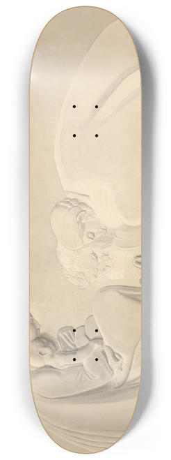 John Flaxman - The Adoration of the Magi, a Design for Bas Relief 8.25 inch art skate deck