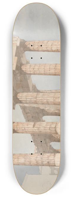 John Foster - The East End and South Side of the Parthenon 8.25 inch art skate deck