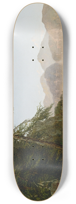 John Frederick Kensett - Along The Hudson 8.25 inch art skate deck