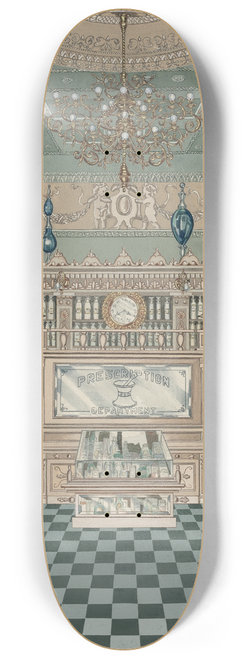 American 20th Century - Drugstore 8.25 inch art skate deck