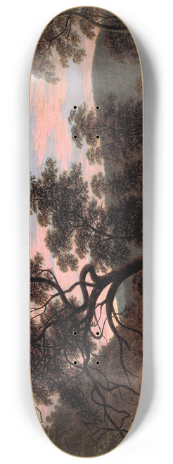 John Glover - A corroboree of natives in Mills Plains 8.25 inch art skate deck