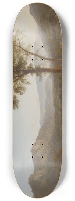 John Glover - At Matlock, mist rising 8.25 inch art skate deck