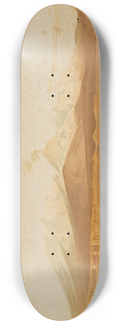 John Gully - Mts Ruapehu and Tongariro from Lake Taupo 8.25 inch art skate deck