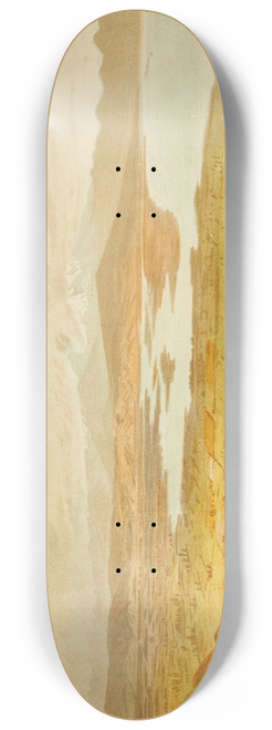 John Gully - Waimea Plains and cultivated country near Nelson 8.25 inch art skate deck
