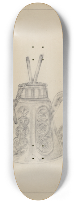 American 20th Century - Lamp 8.25 inch art skate deck