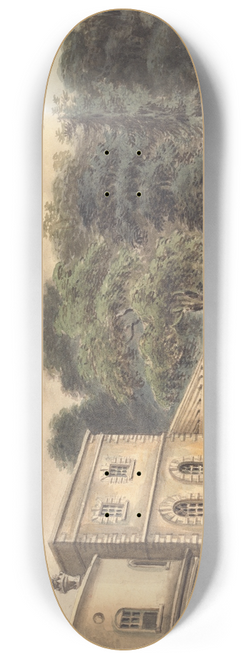 John Hassell - Pit-Palace, Epsom, The Seat of Thomas Jeudwine, Esq. 8.25 inch art skate deck
