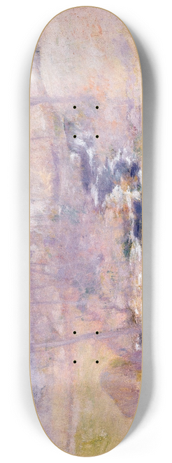 John Henry Twachtman - End of Winter 8.25 inch art skate deck