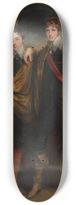 John Hoppner - Henry Augustus Berkeley Craven and Keppel Richard Craven 8.25 inch art skate deck