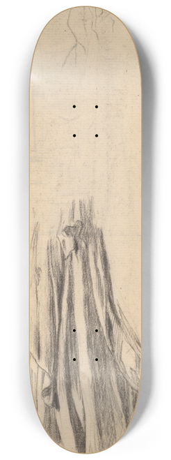 John La Farge - Study for Moses  Trinity Church, Boston 8.25 inch art skate deck