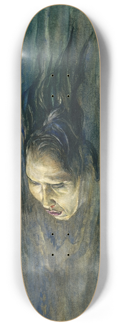 John La Farge - The Strange Thing Little Kiosai Saw in the River 8.25 inch art skate deck