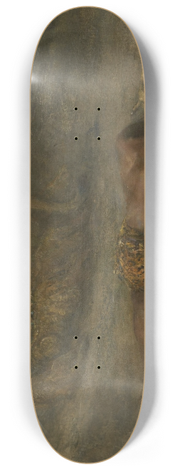 John Macallan Swan - Een leeuwin met haar welpen bij een dode zwarte man, genaamd Nemesis 8.25 inch art skate deck