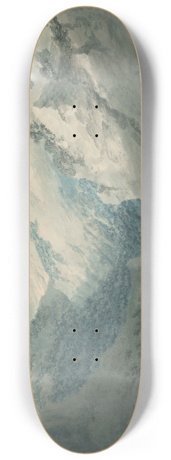 John Robert Cozens - Cetara on the Gulf of Salerno 8.25 inch art skate deck