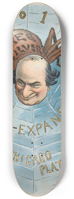 John Samuel Pughe - The spider and the three silly flies 8.25 inch art skate deck