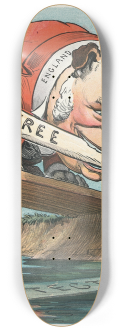 John Samuel Pughe - The substance or the shadow 8.25 inch art skate deck