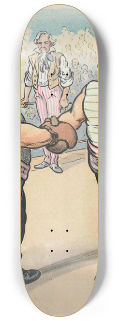 John Samuel Pughe - Time! 8.25 inch art skate deck