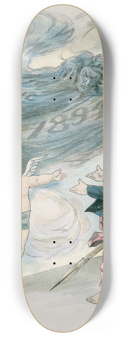John Samuel Pughe - Welcome! And let us hope you will be a real happy new year 8.25 inch art skate deck