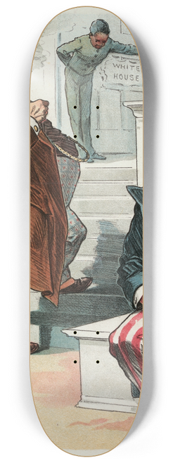 John Samuel Pughe - When McKinley is president 8.25 inch art skate deck