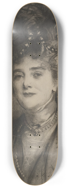 John Singer Sargent - Portrait Of Eugenia Errzuriz 8.25 inch art skate deck