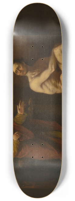 John Trumbull - I Was in Prison and Ye Came Unto Me (Matthew,25;36) 8.25 inch art skate deck