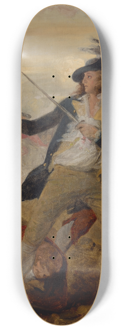 John Trumbull - Lieutenant Thomas Grosvenor and Servant 8.25 inch art skate deck