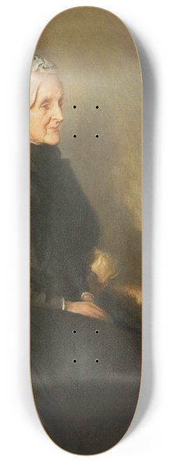 John White Alexander - Isabella Guthrie McCosh (1817-1909) 8.25 inch art skate deck