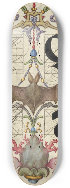 Joris Hoefnagel - Guide for Constructing the Letters  and tironian et 8.25 inch art skate deck
