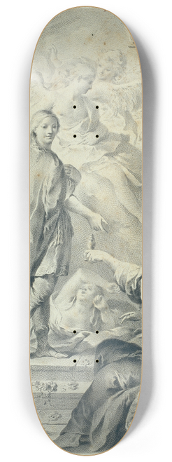 Jos Camarn Bononat - Parable of the Wise and Foolish Virgins 8.25 inch art skate deck