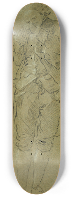 Jos del Castillo - Study of a Man 8.25 inch art skate deck