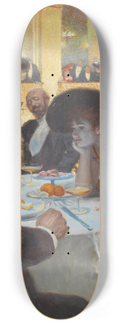 Josef Engelhart - Loge im Sophiensaal 8.25 inch art skate deck