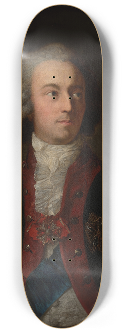 Josef Grassi - Portrait of Prince Adam Kazimierz Czartoryski (17341823) as the Commandant of the Corps of Cadets 8.25 inch art skate deck