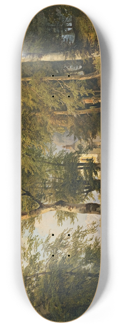 Josef Hger - Ausi Kapelle Im Wald (Chapel In TheWoods) 8.25 inch art skate deck