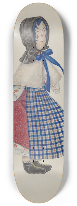 Josephine C. Romano - Doll  Mollie Bentley 8.25 inch art skate deck