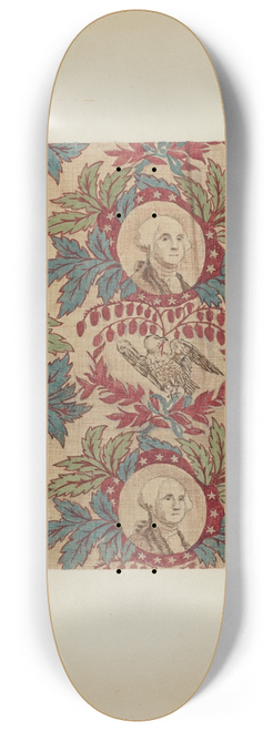 Joseph Lubrano - Historical Printed Textile 8.25 inch art skate deck