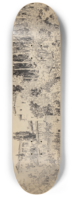 Joseph Pennell - Fruitful Orchards of General Ho 8.25 inch art skate deck